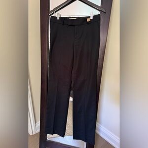 BANANA REPUBLIC MARTIN FIT Black Dress Pants Straight-Leg (US 4)